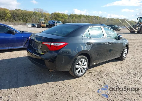 2015 Toyota Corolla Le из США, поврежденный, VIN 2T1BURHE2FC413408